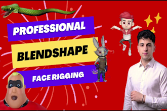 rig character for 3d vtube studio with vseeface