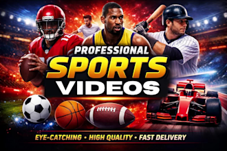 edit professional athlete highlight reels for recruiters
