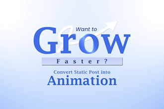turn static social media posts into animated motion graphics