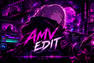 edit a cinematic anime music video amv for your song