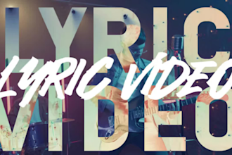 create a cinematic animated lyric video for your song