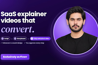 create a saas explainer video or product demo