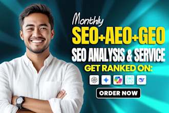 do onpage seo geo aeo service for wordpress shopify wix squarespace website