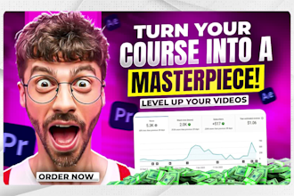 professionally edit online courses, tutorials, and elearning videos