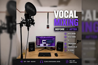 mix your rap, trap and melodic vocals
