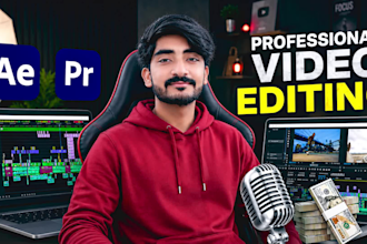 edit vsl, youtube and educational videos professionally