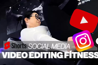 editing engaging fitness videos for social media