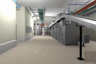 do 3d industrial logistics park flythrough warehouse animation, 3d factory video