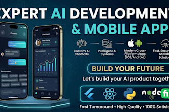 develop ai mobile app ai chat bot and saas ai devlopment