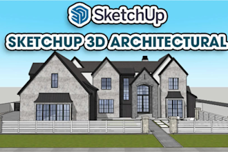 do 3d architectural modeling in archicad, revit and sketchup