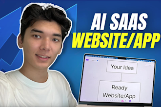 develop ai saas, ai website and software, full stack website development