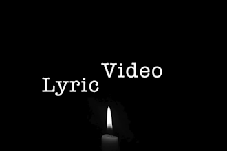 professionally create a high quality custom lyric video for your song