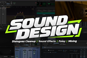 create cinematic sound design and foley for your film