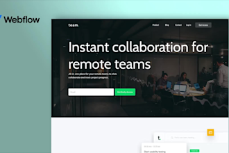 design or redesign your blog website with webflow