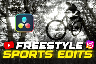 professionally edit freestyle sports video