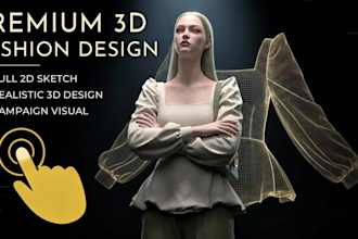 do clo3d fashion design, tech pack and ai fashion generation