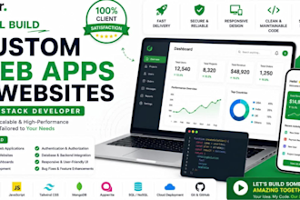 build custom react web apps and websites