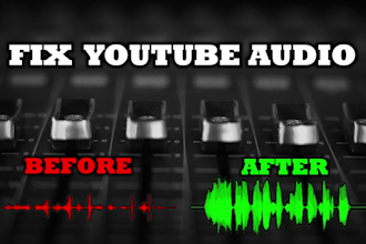 fix audio for your youtube video