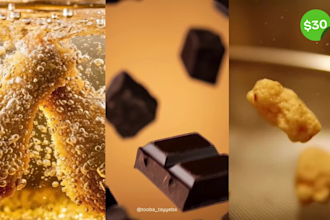 create cinematic ai food product commercials