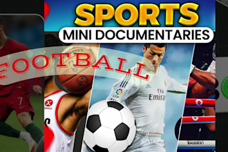 do football shorts editing for sports youtube channel, football documentary