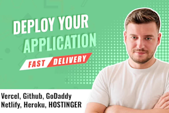 deploy your application to vercel render or vps