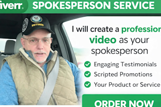 record honest spokesman video ugc testimonial video male spokesperson ad review