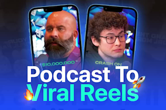 repurpose your podcast into viral reel, short and tiktok