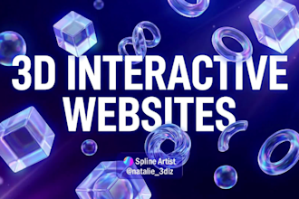 create interactive 3d animations for your website in spline