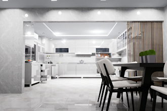 stainless design modeling kitchen handrail or industrial design and rendering