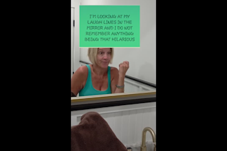 create a ugc video for gen x skincare and beauty products