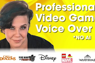 record a character voice over for your video game
