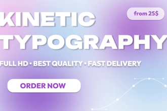 create engaging kinetic typography text animation