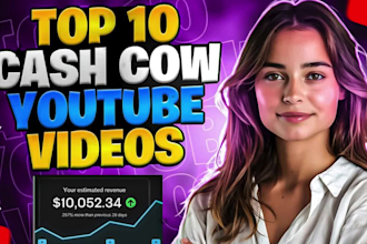 create automated cash cow youtube videos, cash cow channel, faceless cash cow