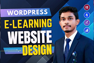 build elearning wordpress lms website with tutor lms, learndash, and learnpress