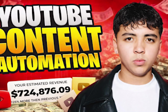 develop a viral ready youtube automation setup with cash cow strategy
