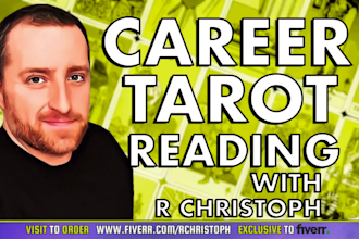 give a career tarot card reading on video in 24h