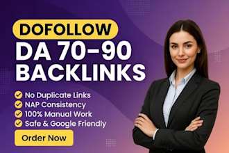 build quality manual SEO backlinks for ranking
