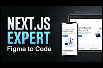 build a high quality full stack react or nextjs web app