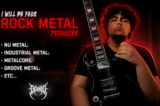 be your professional ghost producer for rock metal