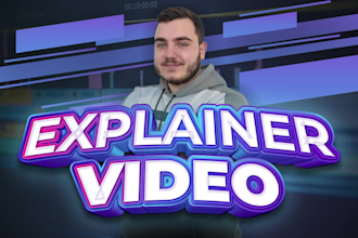 create a professional explainer video with voice over