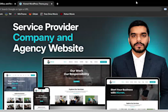 make multiple service provider company and agency websites