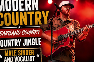 sing modern country heartland country and country jingle