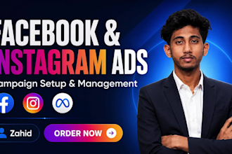 manage your facebook ads campaign and instagram ads as meta ads specialist