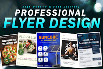 design a professional flyer design