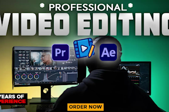 do professional video editing