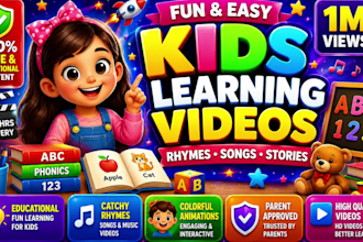 create fun nursery rhymes and songs for kids
