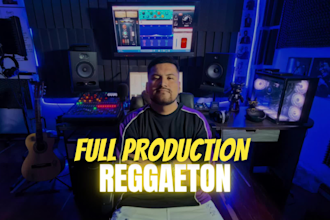 produce a custom reggaeton song ready for spotify