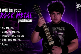 be your professional ghost producer for rock metal