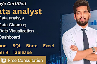 do data analysis using python sql excel power bi tableau