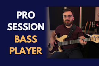 be your pro bass player in pop, rnb, soul, rock, funk